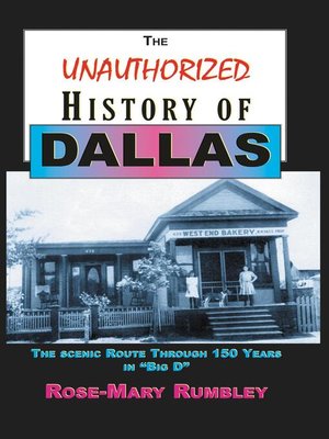 cover image of Unauthorized History of Dallas